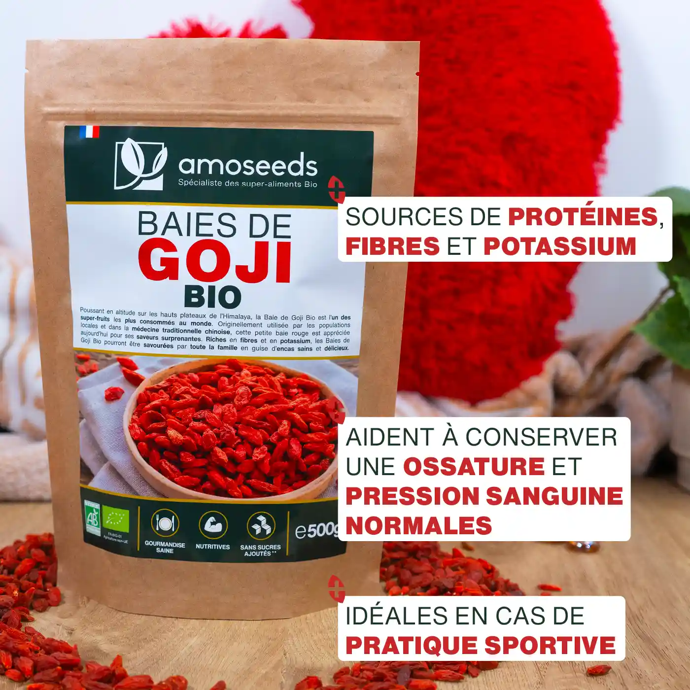 Baies de Goji Bio 1kg - Image 2