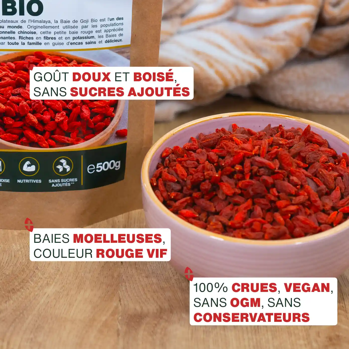 Baies de Goji Bio 1kg - Image 3