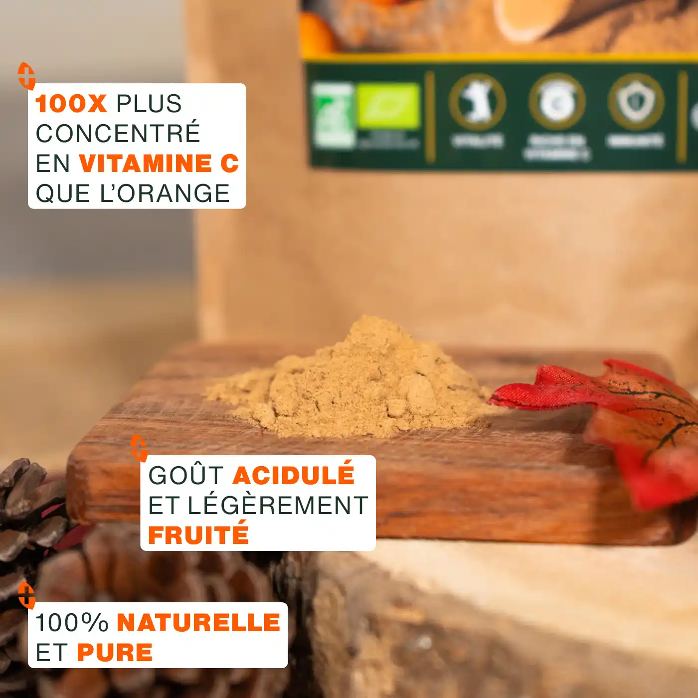 Camu-Camu en poudre Bio 250G - Image 3