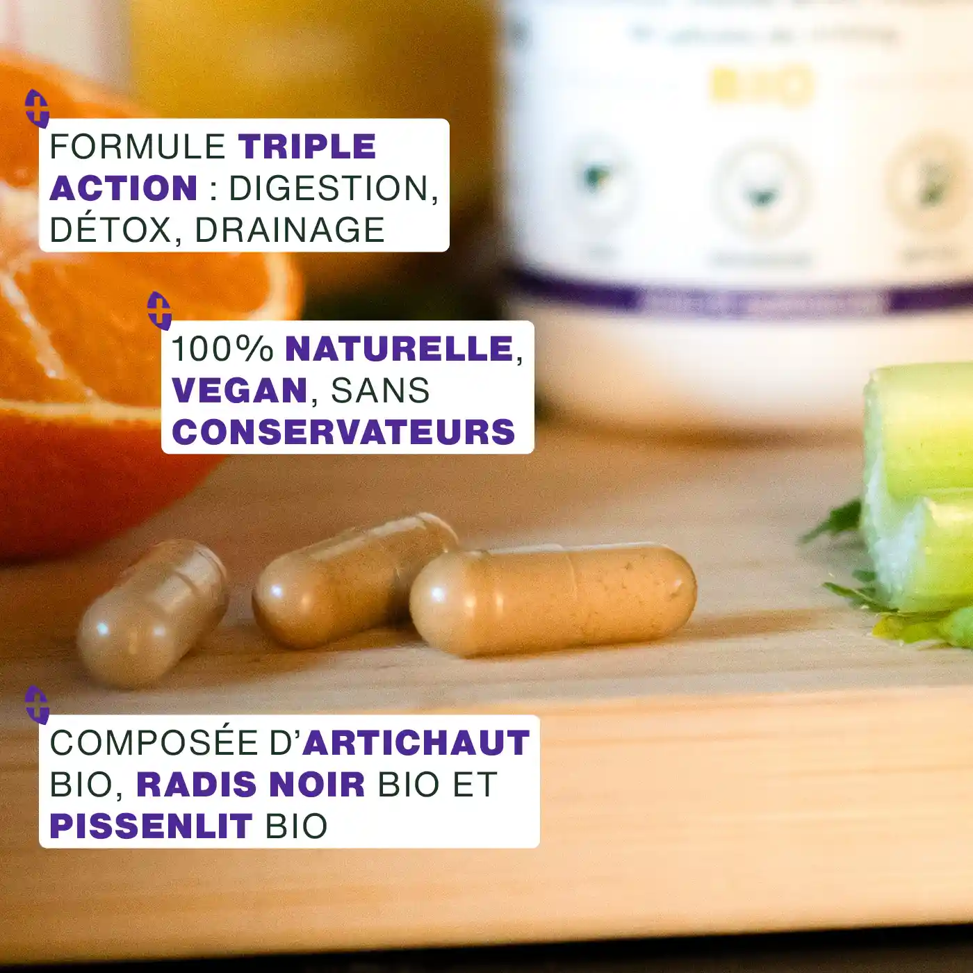 Complexe Détox Foie Bio | 90 gélules - Image 3