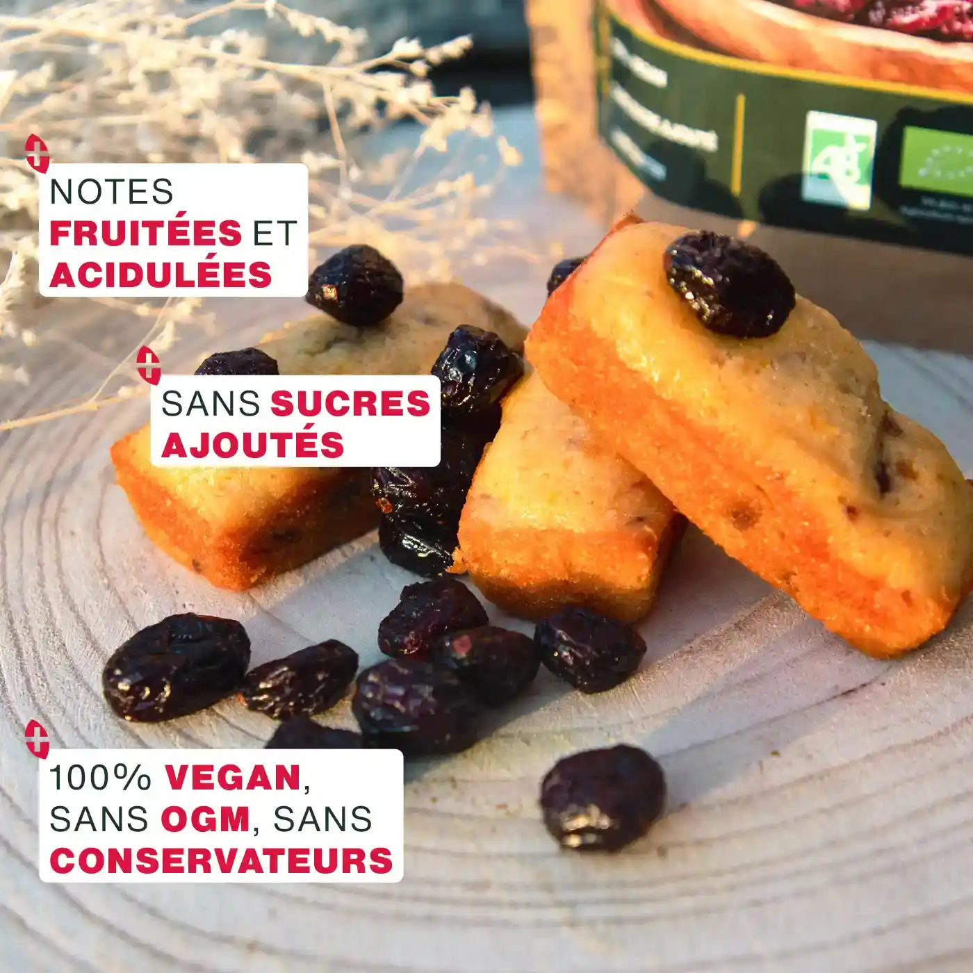 Cranberries Entières Bio 500g - Image 3