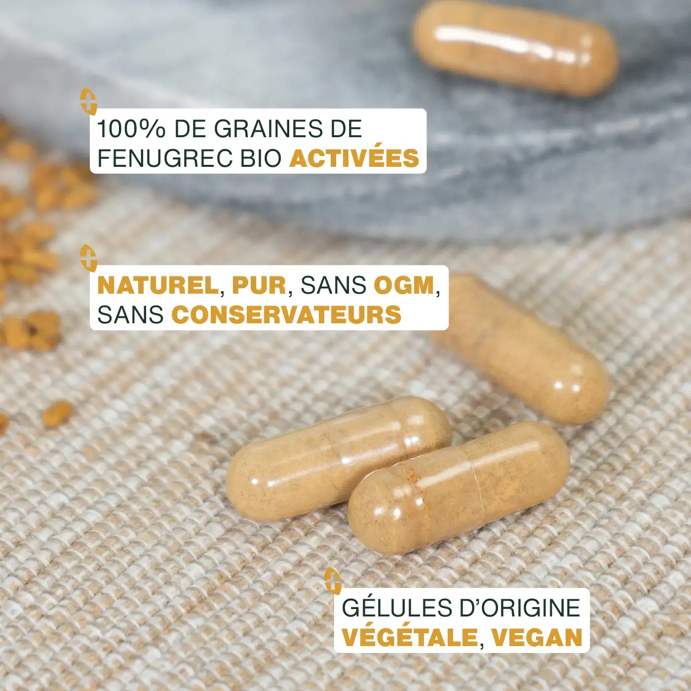 Fenugrec Activé Bio | 120 gélules - Image 3