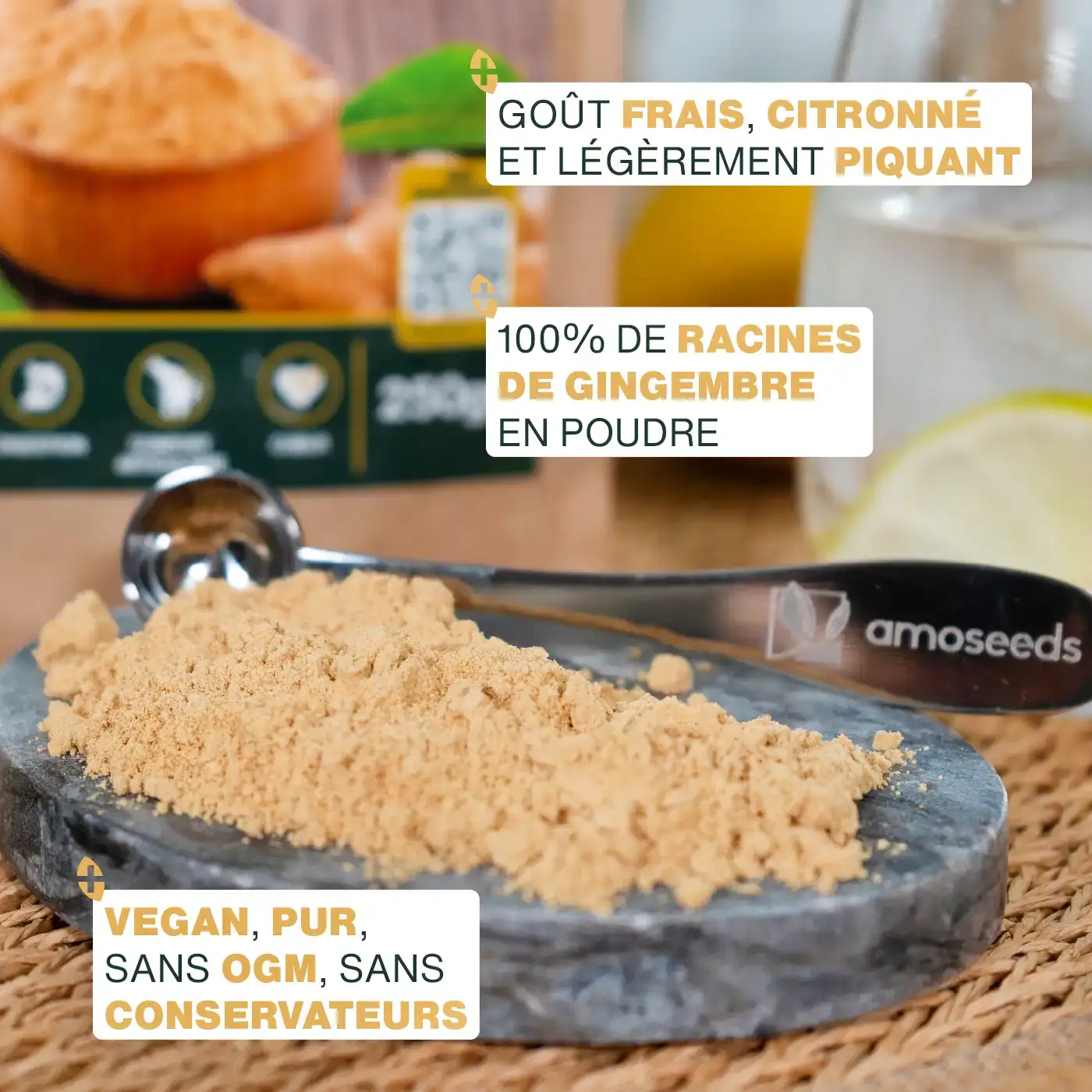 Gingembre en Poudre Bio 200G - Image 3
