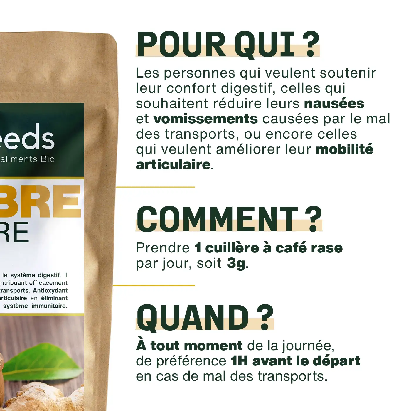Gingembre en Poudre Bio 500G - Image 4