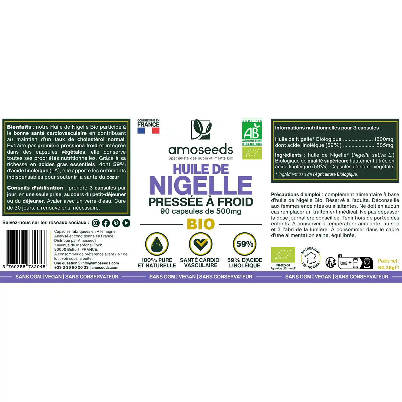 Huile de Nigelle Bio | 90 capsules - Image 6