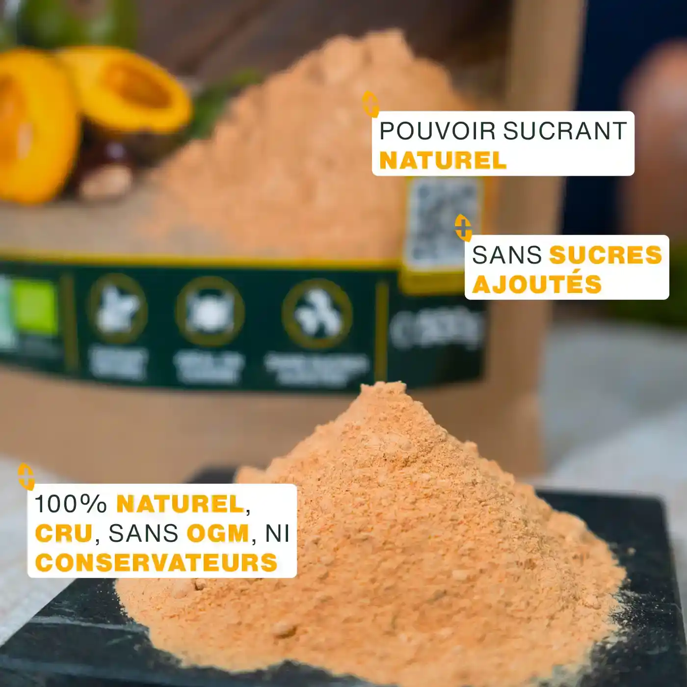 Lucuma en poudre Bio 500G - Image 3