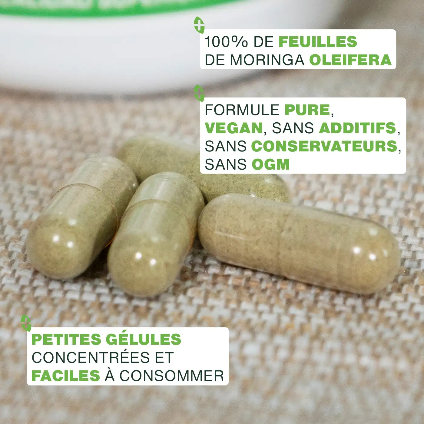 Moringa Bio, Extra Fort | 120 gélules - Image 3