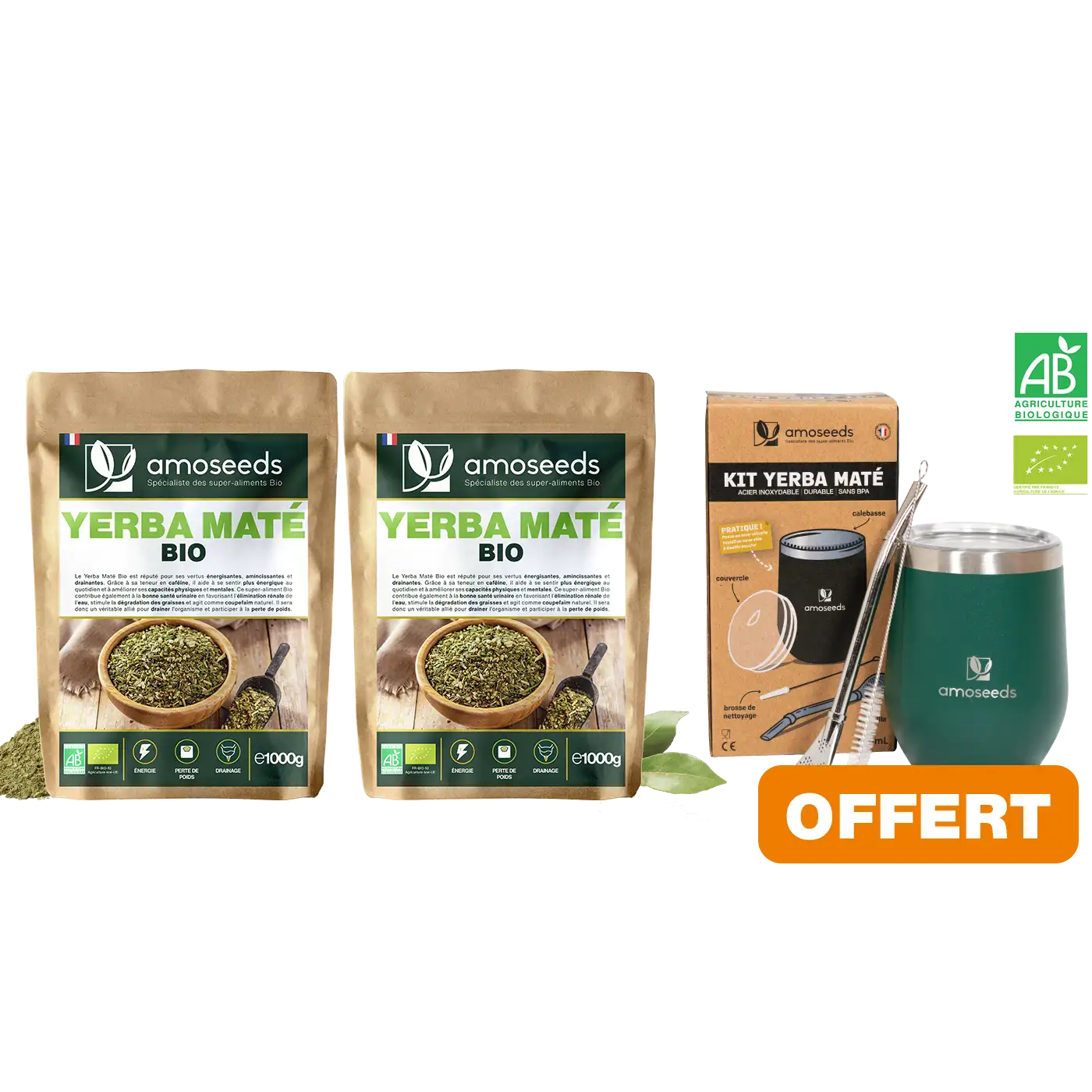 Pack Maté et Kit Maté offert