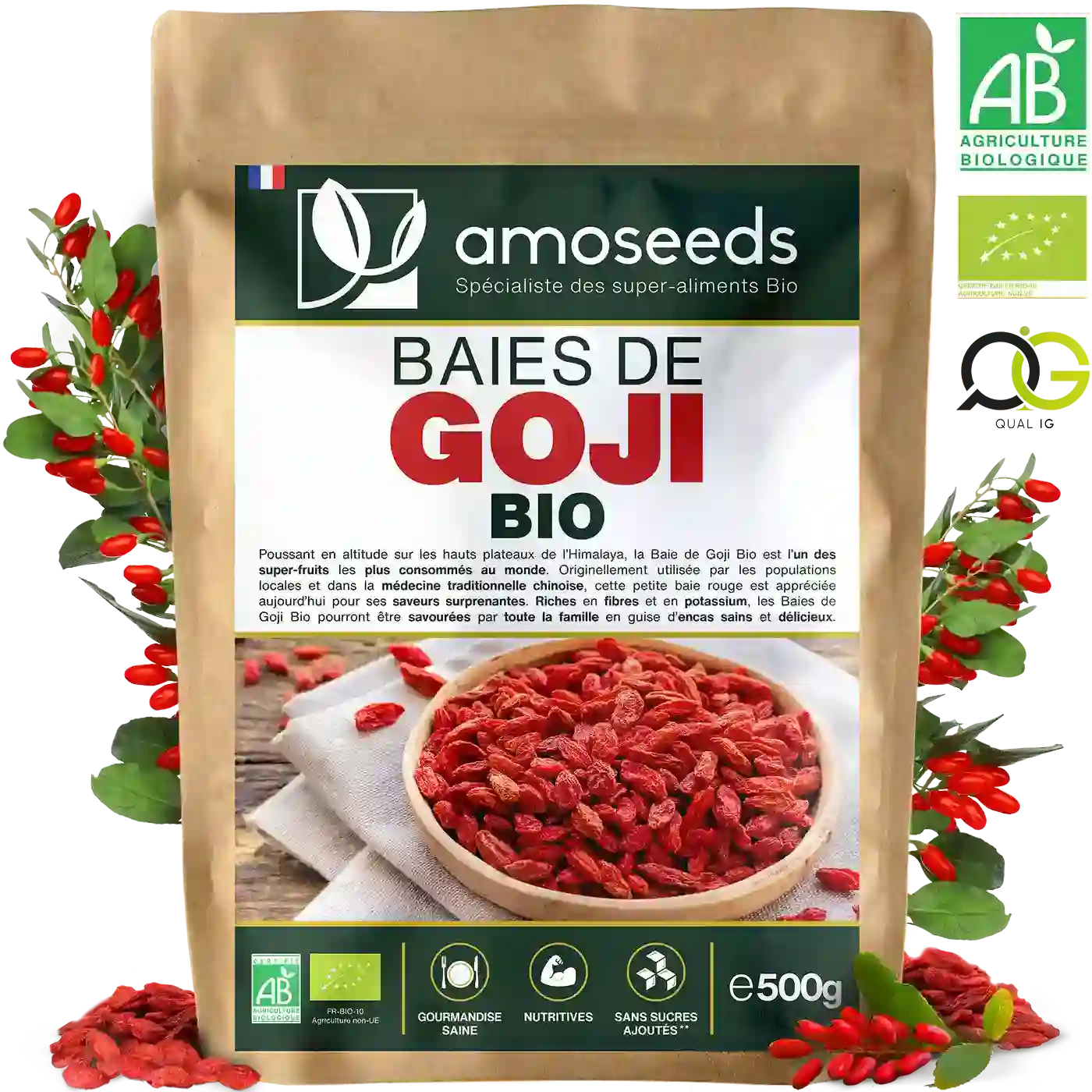 Baies de Goji Bio 500g