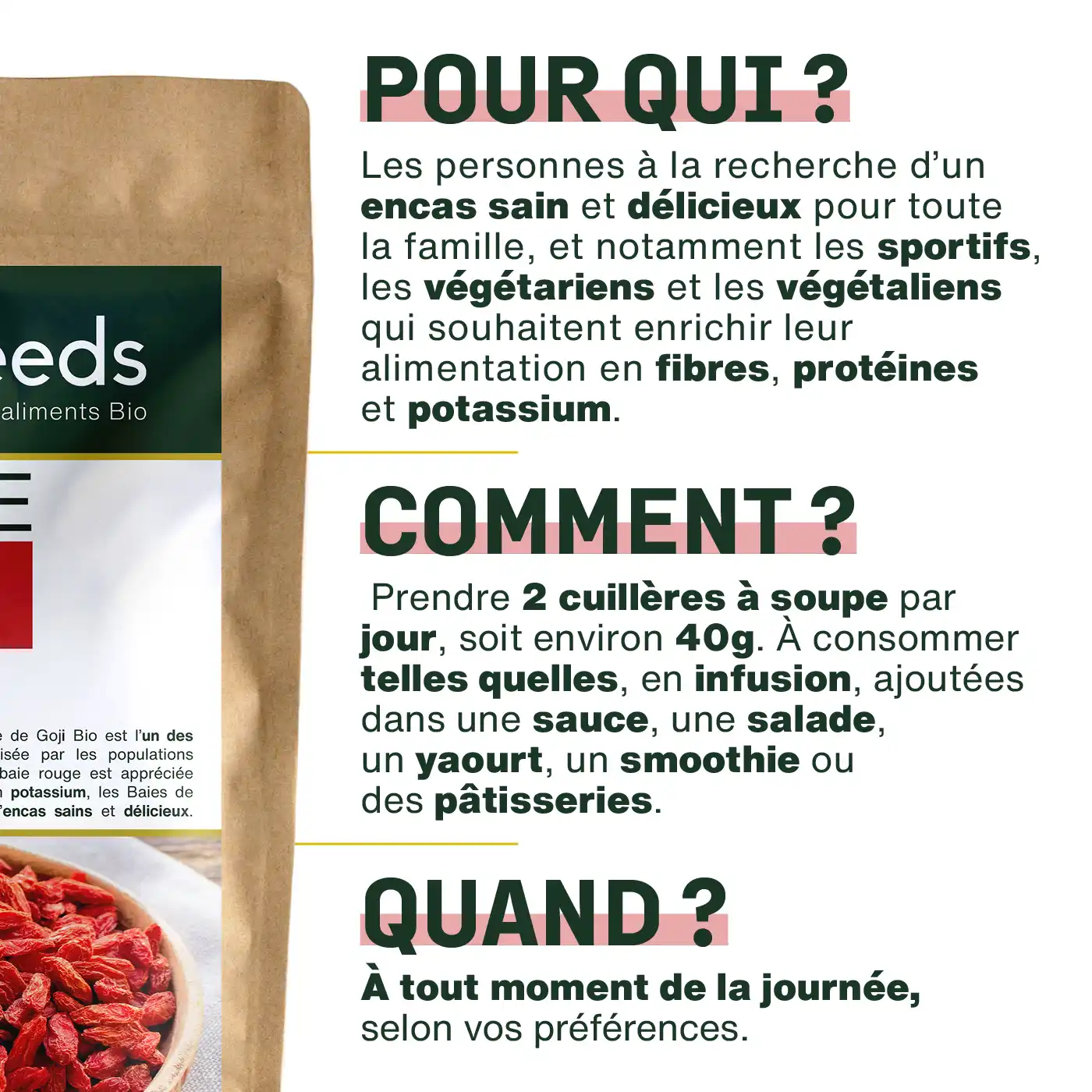 Baies de Goji Bio 500g - Image 4