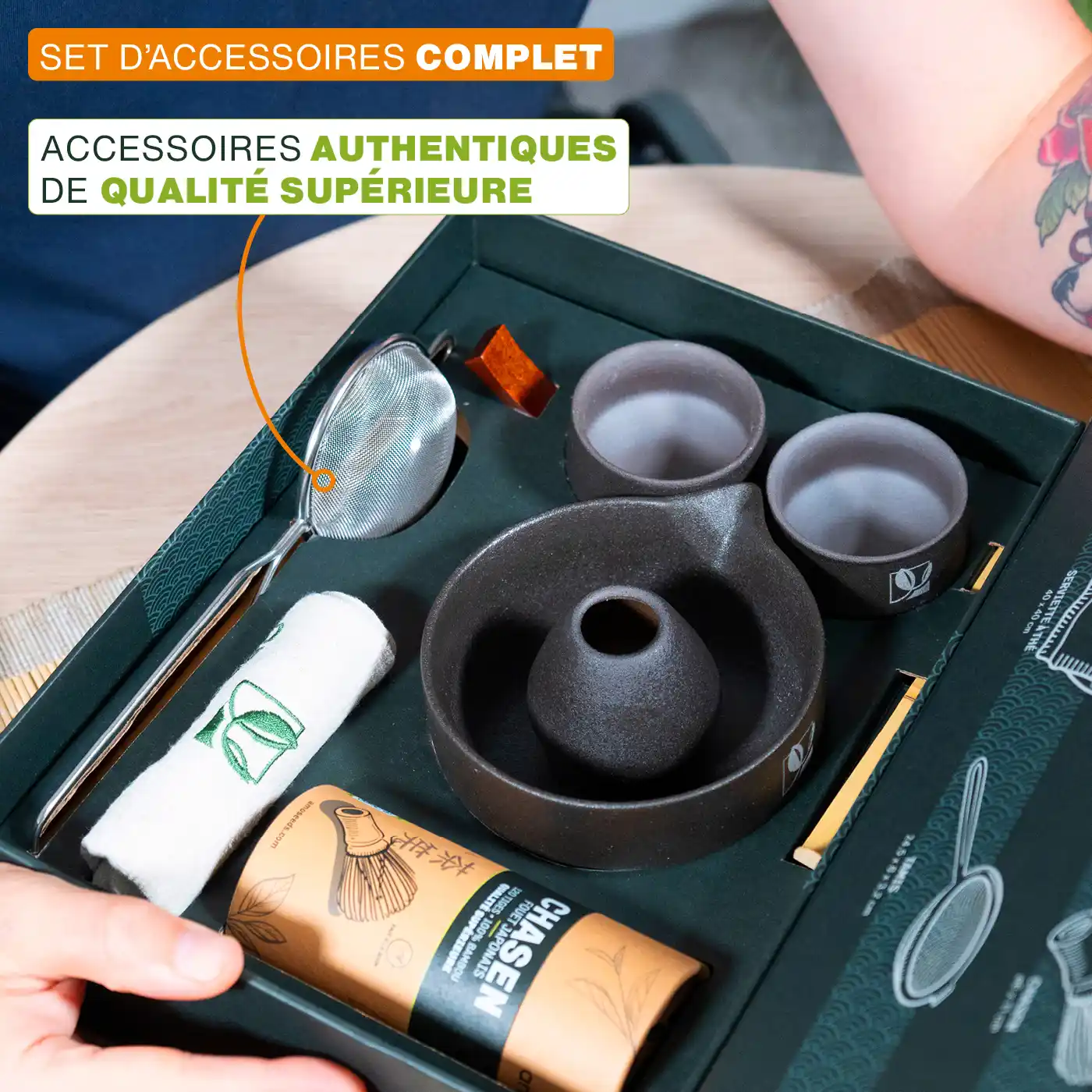 Coffret d'accessoires à Thé Matcha - Image 3