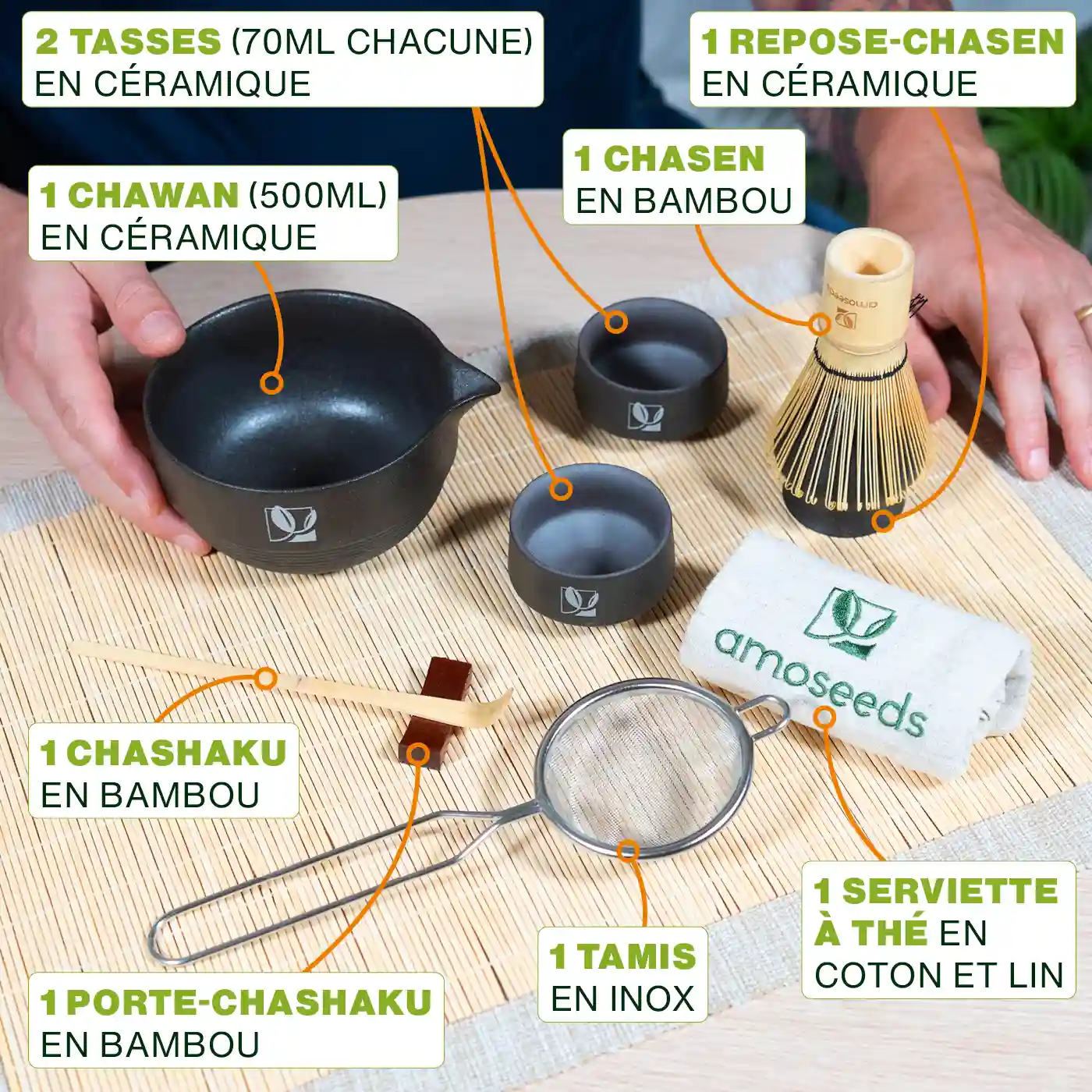 Coffret d'accessoires à Thé Matcha - Image 4