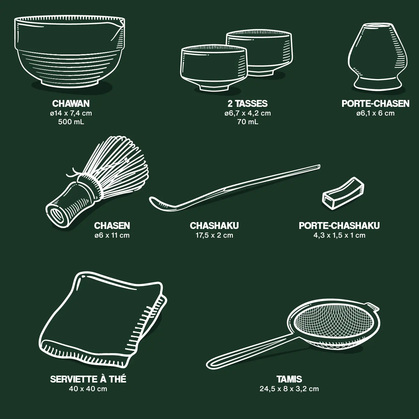 Coffret d'accessoires à Thé Matcha - Image 7