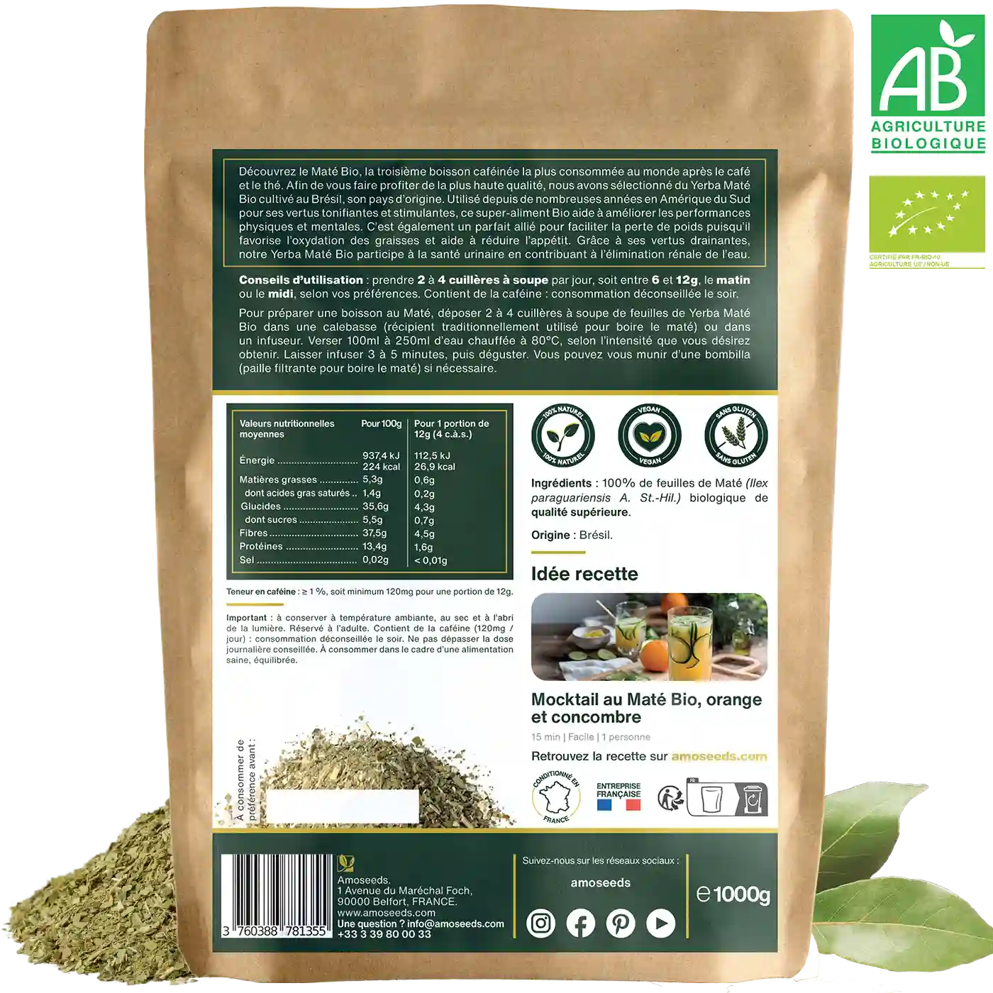 Yerba Maté Bio  1KG - Image 5